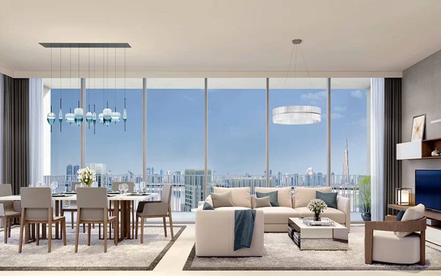 Sobha sea heaven living room